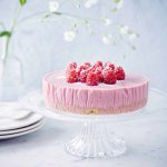 Bavarois aux framboises et à la vanille