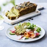 Pain de brocoli au saumon fumé et au chèvre