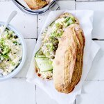 Petit pain à la salade aux œufs 