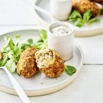 Croquettes de poulet à la sauce tartare fraîche