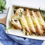 Wrap enchilada au dirty rice et poulet