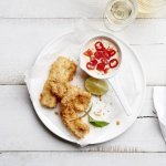 Nuggets de roussette et sa mayonnaise au chili