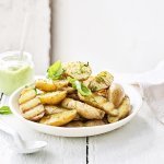 Pommes de terre rissolées à la sauce Green Goddess