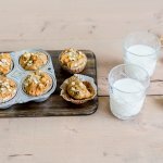 Muffins d’avoine pomme-cannelle