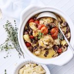 Poulet à l’italienne aux tomates et champignons