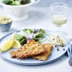 Escalope de veau à la sauce gribiche