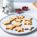 Biscuits de Noël glacés