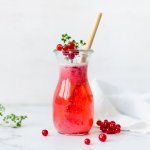 Limonade de fruits rouges