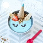 Smoothie bowl licorne