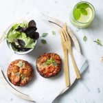 Mini-pizzas de portobellos