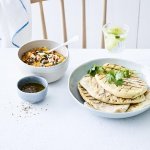 Tartinade de potiron et naans maison