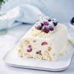 Semifreddo aux cerises et au chocolat blanc