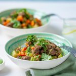 Tajine d’agneau aux légumes