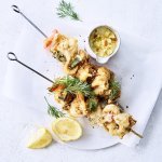 Tempura de sole et mayonnaise pomme-curry