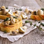 Toast aux champignons