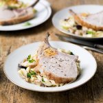 Carré de porc aux cèpes ou aux champignons des bois