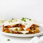 Lasagne végétarienne au ragout de lentilles