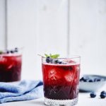 Virgin mojito aux myrtilles