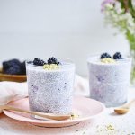 Pudding de chia aux mûres