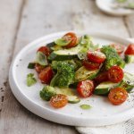 Wok de brocoli et de courgette