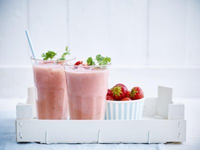 Smoothie fraise-citron