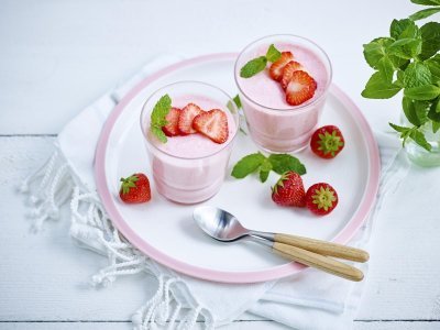 Mousse de fraises