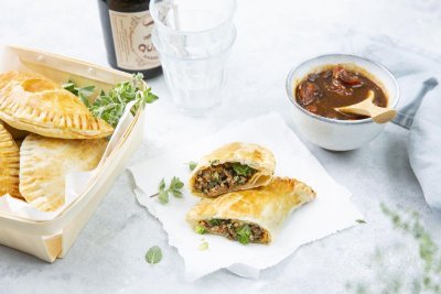 Empanadas au haché et ketchup maison