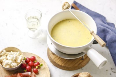 Fondue aux fromages de chez nous