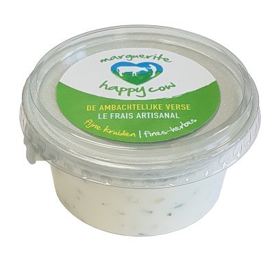 Fromage frais artisanal fines-herbes Marguerite Happy Cow