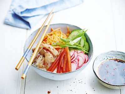 Pokebowl met zeebaars Pokebowl met zeebaars