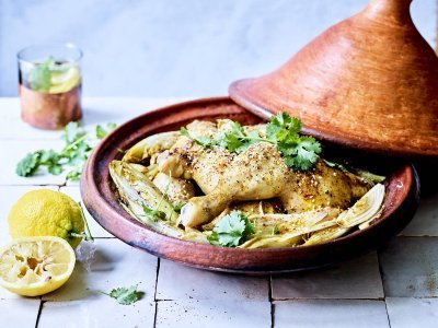 Tajine de poulet aux chicons Tajine de poulet aux chicons