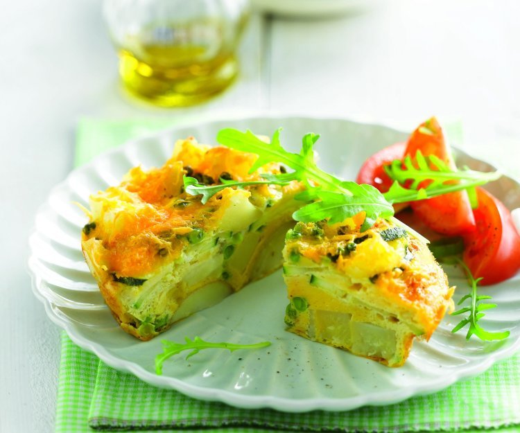 Tortilla de pommes de terre au four