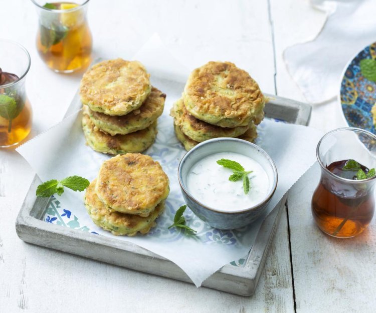 Galettes de pommes de terre et sauce dip express