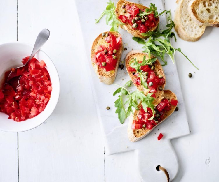 Bruschetta al pomodoro Bruschetta al pomodoro