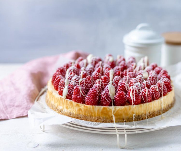 Cheesecake aux framboises