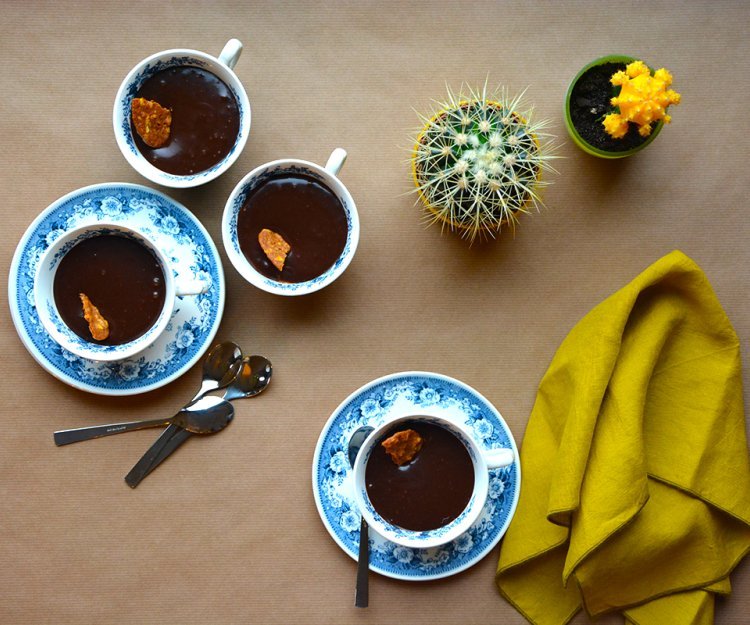 Mousse au chocolat et ganache