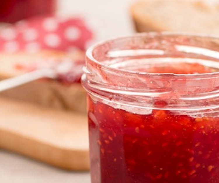 Confiture de fraises-framboises