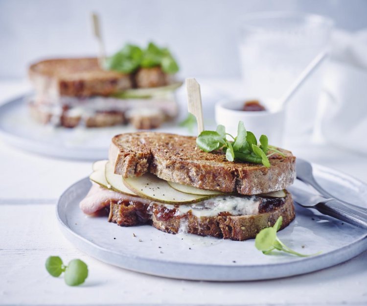 Croque-monsieur à la poire Croque-monsieur à la poire