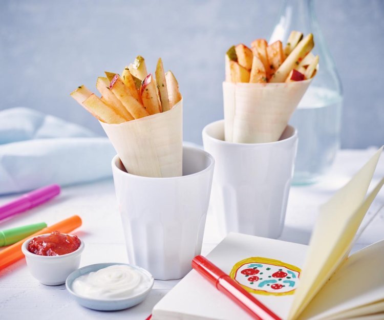 Frites pommes et poires Frites pommes et poires
