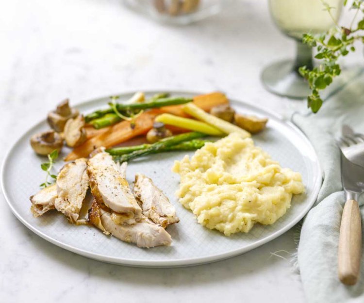 Poulet rôti aux herbes