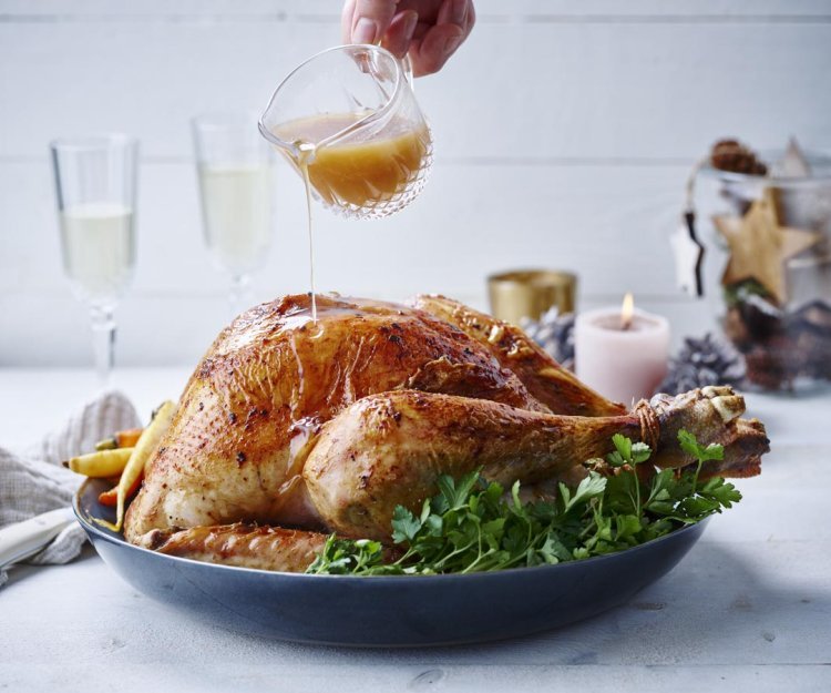 Recette de dinde farcie rôtie pour Thanksgiving