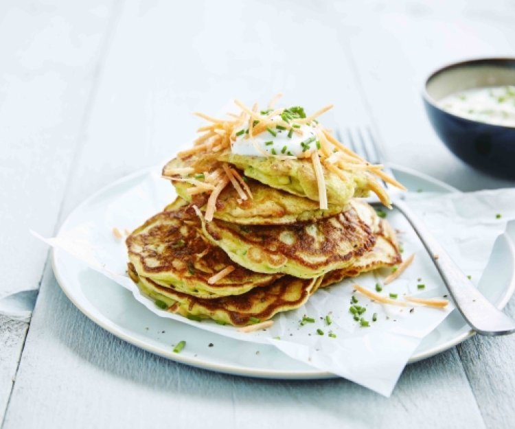 Pancakes de légumes à la carotte et courgette