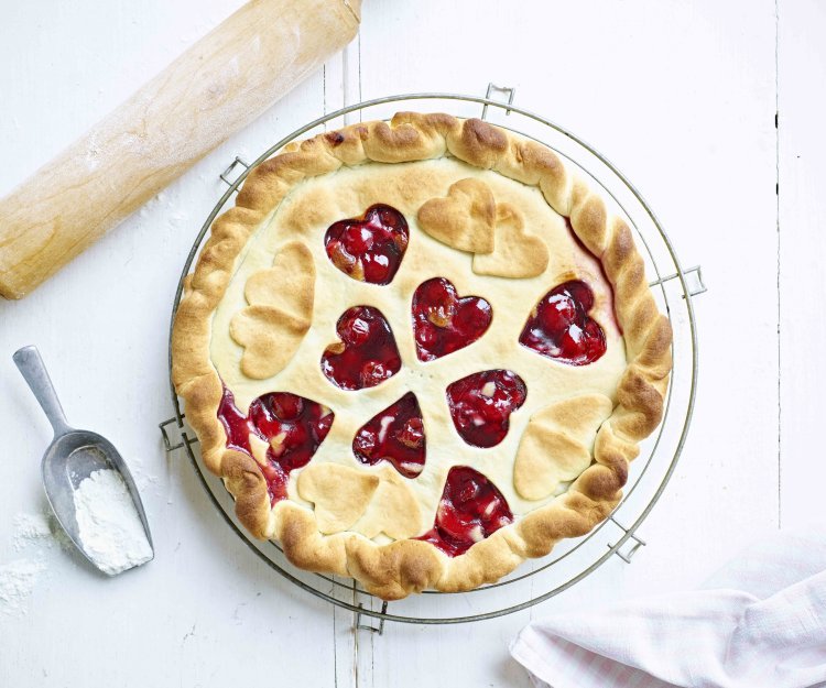 Tarte romantique aux cerises