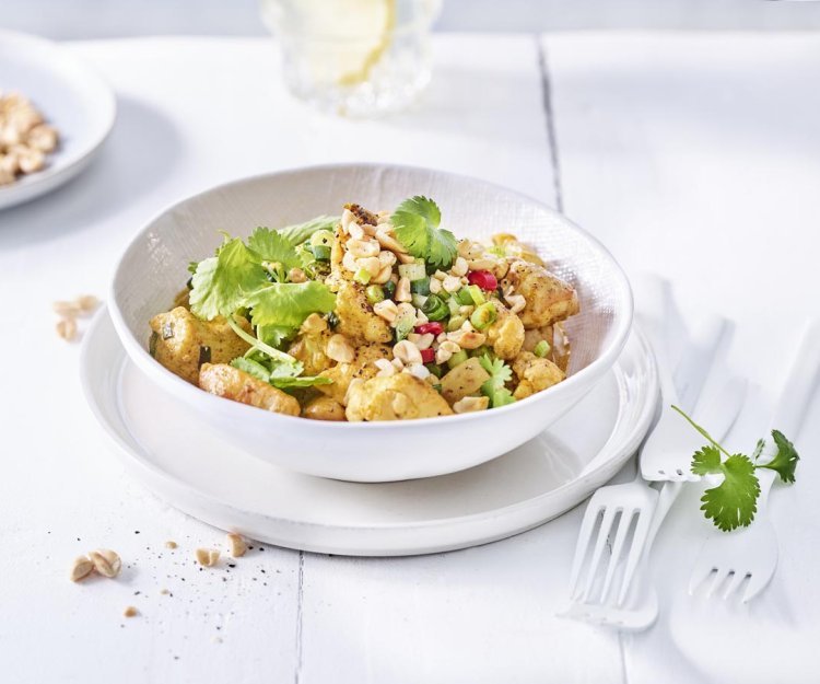Wok de poulet au curry Wok de poulet au curry