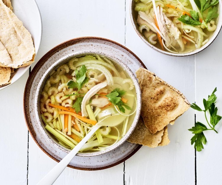 Soupe de poulet Soupe de poulet