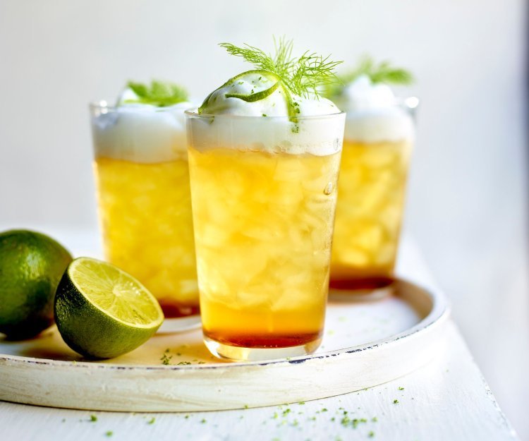 Mocktail de thé au fenouil Mocktail de thé au fenouil
