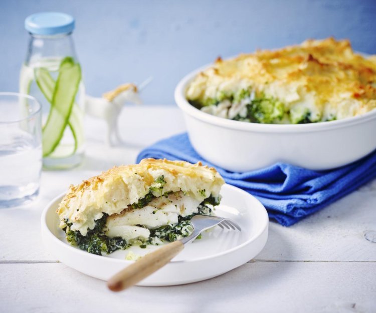 Gratin de poisson et de purée de pommes de terre