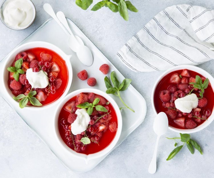 Papillote de fruits rouges au fromage blanc Papillote de fruits rouges au fromage blanc