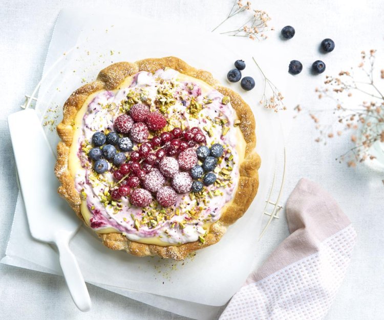 Tarte aux fruits rouges express Tarte aux fruits rouges express