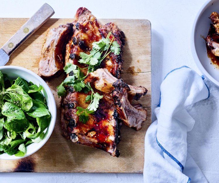 Ribs au miel en cuisson lente Ribs au miel en cuisson lente
